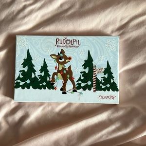 slightly used colourpop x rudolph the red nosed reindeer palette!